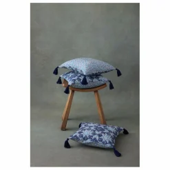 Louise Misha Housse de coussin Jimo Bleu New