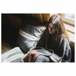 Libeco Housse de coussin Luc - 63x63 cm | Gris Outlet