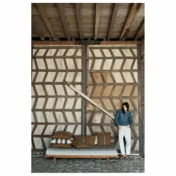 Libeco Housse de coussin Miles | Tabac Discount