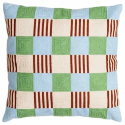 Online Tarta Gelatina Housse de coussin Playground | Bleu