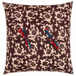 Sale Lisa Corti Housse de coussin rayée Arabesque Corolla | Rouge