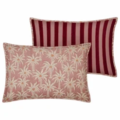 Discount Palais Housse de coussin réversible Laura x Jackie | Rose