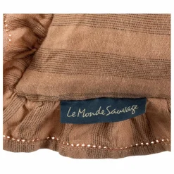 Le Monde Sauvage Housse de coussin Sandhills volantée | Brun roux