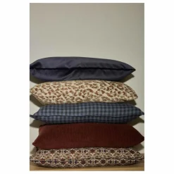 Clearance Gabrielle Paris Housse de coussin Taormina en lin lavé | Vichy Marine