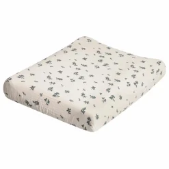 garbo&friends Housse de matelas à langer Blueberry en mousseline de coton |