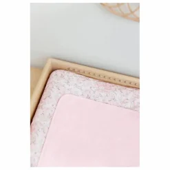 Tartine et Chocolat Housse de matelas à langer Jardin Hivernal | Rose Discount