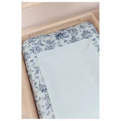 Tartine et Chocolat Housse de matelas à langer Toile de Jouy | Bleu marine Online