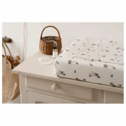 Rose in April Puériculture|Tables À Langer|Housse de matelas à langer Fanny Faon