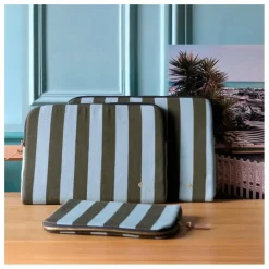 Discount La cerise sur le gâteau Housse Ordinateur Rita 13" | Bleu Turquoise - Vert Foncé