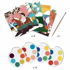 Clearance Djeco Inspired By Polynésie Multicolore