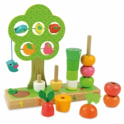 Vilac J'apprends à compter les légumes Multicolore New