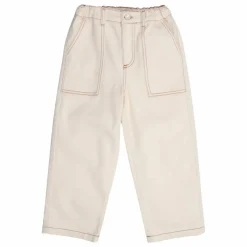 Best the new society Jean Baggy Coton Bio | Ecru