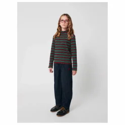 Bobo Choses Jean Balloon Rayé Coton Bio | Bleu