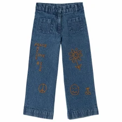 New Emile et Ida Jean Brodé Hippy | Bleu