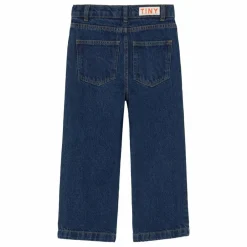 Hot Tinycottons Jean Cerises Brodées | Bleu marine