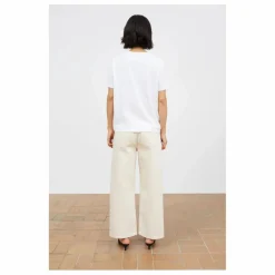 Best Skall Studio Jean Crop Taylor Coton Bio | Ecru