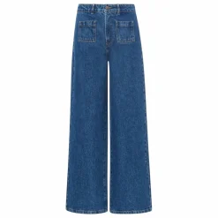Femme Alma Deia Jeans|Jean Flare en Coton Bio |