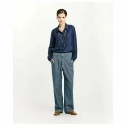 New Momoni Jean Fucsia Bis | Bleu jean