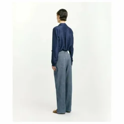 New Momoni Jean Fucsia Bis | Bleu jean