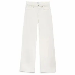 Anine Bing Jean Hugh Coton Bio | Ivoire Discount