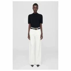 Anine Bing Jean Hugh Coton Bio | Ivoire Discount