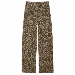 Best Anine Bing Jean Hugh Léopard | Marron