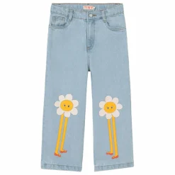 Tinycottons Jean Paquerettes | Bleu Clair Clearance