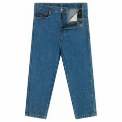 Petit Bateau Jean Poches Brodées Coton Bio | Bleu jean New