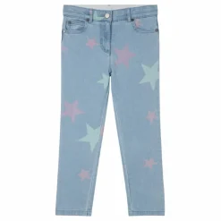 Clearance Stella McCartney Kids Jean Slim Etoile | Bleu