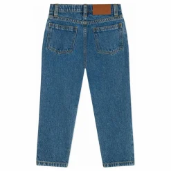 Enfant Petit Bateau Pantalons, Joggers|Jean Straight Brut Coton Bio |