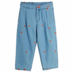 Mini Rodini Jean Straight Mini Cœurs Coton Bio | Denim New