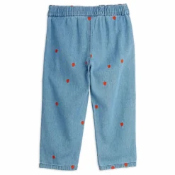 Mini Rodini Jean Straight Mini Cœurs Coton Bio | Denim New