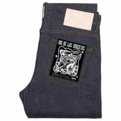 Homme Naked & Famous Jean Super Guy Dia De Los Muertos Selvedge |