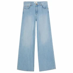 Finger in the nose Jean Wide Loose April | Denim bleached Discount