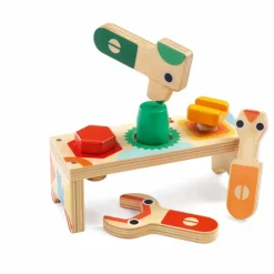 Djeco Jeux Éducatifs|Jeu de bricolage Bricolou en bois