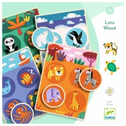 Djeco Jeu de Loto Wood
