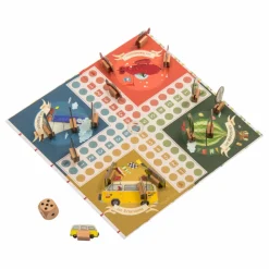 Hot Moulin Roty Jeu de petits chevaux Multicolore