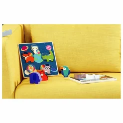 Vilac Jeu d'encastrement tactile Espace