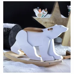 New Vilac Jeu d'équilibre Eddy bear en bois - Michelle Carlslund Multicolore