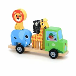 Vilac Jeu Empil'animo de la savane Multicolore Best