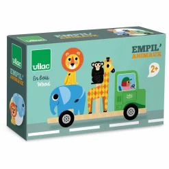 Vilac Jeu Empil'animo de la savane Multicolore Best