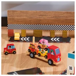 New Vilac Jeu Empil'auto City Multicolore