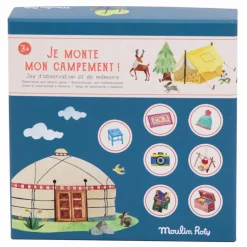 New Moulin Roty Jeu Je monte mon campement Multicolore