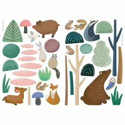 Ma Cabane à rêves Jeu magnétique Animaux Forêt Multicolore Best