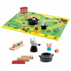 Hot Djeco Jeu Woolfy Multicolore