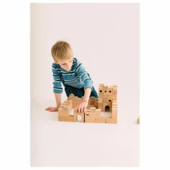 Hot Sarbakane Jeux de Construction Brick a Block - Builder Bois clair