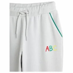Best Mini Rodini Jogger ABC Coton Bio | Gris chiné