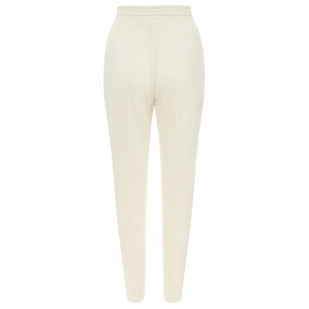Baserange Jogger Côtelé Coton Bio | Blanc cassé
