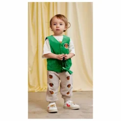 Discount Mini Rodini Jogger Doggies Coton Bio | Gris chiné