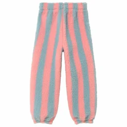 Hot Tinycottons Jogger Façon Sherpa Rayé | Rose